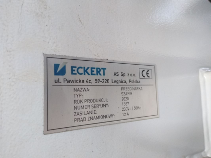 Zdjęcie przedmiotu: Automatic oxygen-plasma cutting machine Eckert Szafir