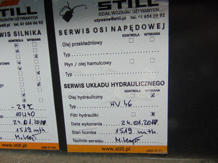 Zdjęcie przedmiotu: W&oacute;zek Widlowy STILL RC 40-20T