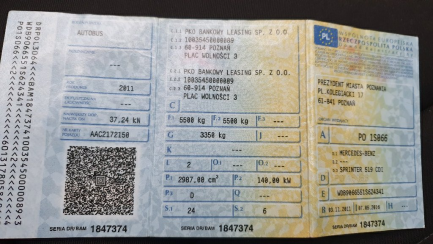 Zdjęcie przedmiotu: Wiosenne obniżki| Prowizja 1% Bus Mercedes-Benz Sprinter 519 CDI 906.655 15.5m Euro 5