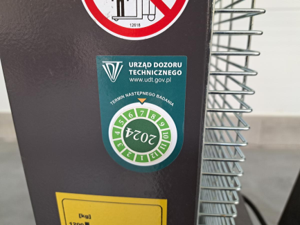 Zdjęcie przedmiotu: Wózek podnośnikowy elektryczny ARMANNI SPEEDY PLUS EVO 120/16
