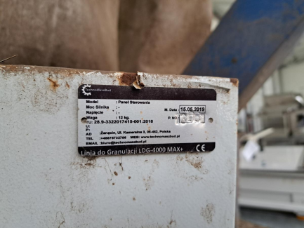 Zdjęcie przedmiotu: Elements of the LGD-4000 MAX+ biomass granulation line
