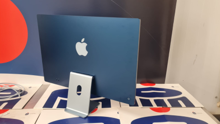 Zdjęcie przedmiotu: Apple iMac 24 "desktop computer with Retina 4.5K screen, 8-core Apple M1 processor with 7-core graphics, 256 GB disk, Magic Trackpad - blue manufacturer code MJV93ZE / A / MT
