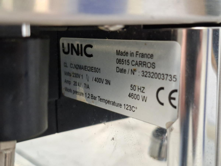 Zdjęcie przedmiotu: UNIC CLASSIC 2-group coffee machine