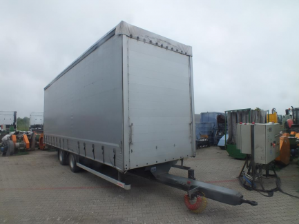 Zdjęcie przedmiotu: Przyczepa skrzyniowa i kurtynowa z osiami centralnymi PLANDEX PTL 18