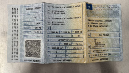 Zdjęcie przedmiotu: Ford Transit Custom 320 2.0 TDCi E6.2 3.2t L2 Sport