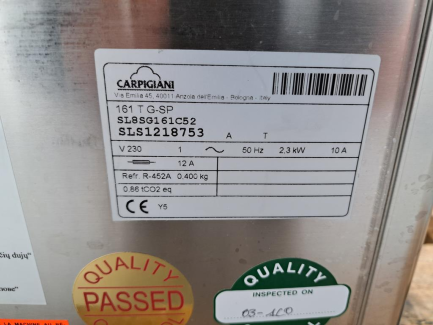 Zdjęcie przedmiotu: CARPIGAIANI 161 T G-SP ice cream machine