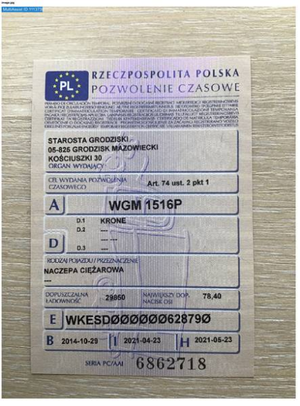 Zdjęcie przedmiotu: KRONE SDP 27 43.0t Skrzyniowa Oświadczenie o utracie DR