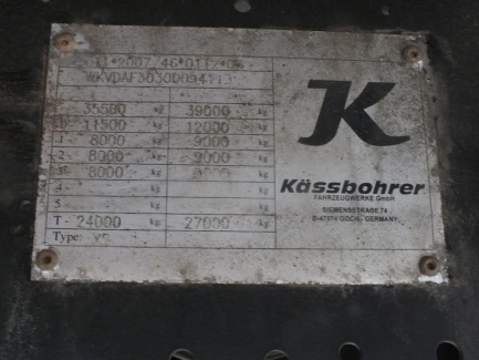 Zdjęcie przedmiotu: KAESSBOHRER MAXIMA Curtain trailer