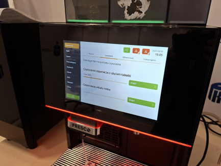 Zdjęcie przedmiotu: Ekspres ciśnieniowy do kawy FRESCO X580C + Lodówka MILK COOLER C5