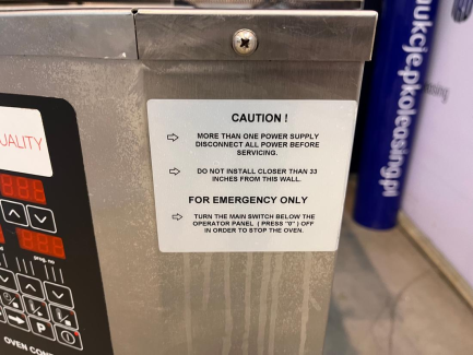 Zdjęcie przedmiotu: Gas tunnel pizza oven SENOVEN SEN 1602