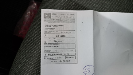 Zdjęcie przedmiotu: Fiat Doblo Cargo 1.6 M-jet E6d 2.5t SX