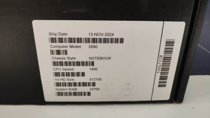 Zdjęcie przedmiotu: Notebook / Laptop Dell Precision 3590 N002P3590EMEA_VP - Core Ultra 7 155H/15.6" FHD IPS/RAM 32GB/512GB/RTX 500 Ada/Grey/Win 11 Pro/3OS ProSupport NBD
