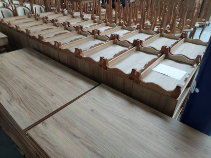 Zdjęcie przedmiotu: Hotel furniture - hangers with rack 40 pcs.