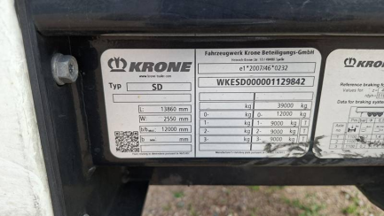 Zdjęcie przedmiotu: KRONE SDP Skrzyniowa