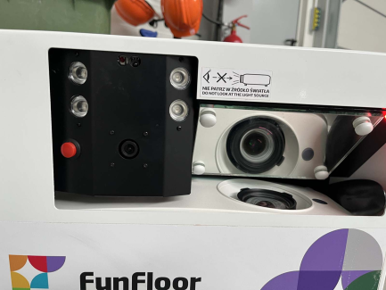 Zdjęcie przedmiotu: Modułowy system interaktywnej projekcji multisensorycznej 