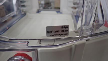 Zdjęcie przedmiotu: Closed incubator for premature babies and sick newborns DRAGER Caleo