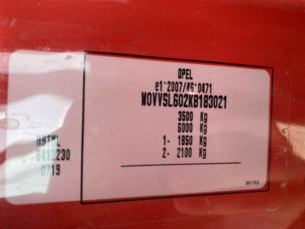 Zdjęcie przedmiotu: OPEL/CARPOL MOVANO 2.3 CDTI E6 3.5t L3H1