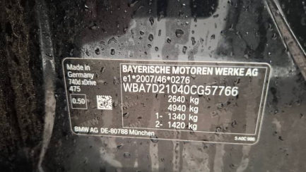 Zdjęcie przedmiotu: BMW 740D xDrive Steptronic