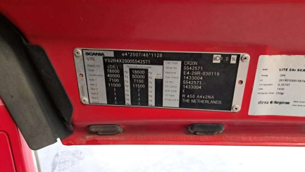 Zdjęcie przedmiotu: SCANIA R 450 LA 4x2 NA E6 20.1t