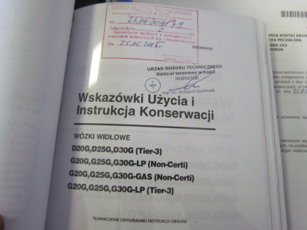 Zdjęcie przedmiotu: W&oacute;zek widłowy Doosan G30G LP