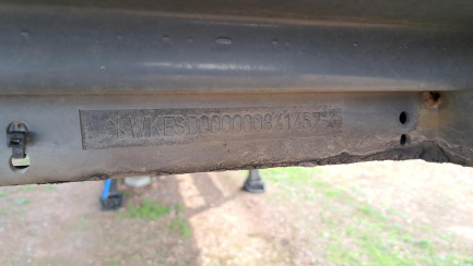 Zdjęcie przedmiotu: KRONE SDP eLG4-CS/13.6 Mega 27 43.0t Oświadczenie o utracie DR