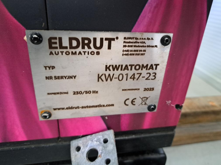 Zdjęcie przedmiotu: Квіткова машина ELDRUT K6