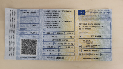 Zdjęcie przedmiotu: Toyota Corolla 1.8 Hybrid GPF Comfort + LPG Brak dokument&oacute;w LPG Oświadczenie o utracie DR