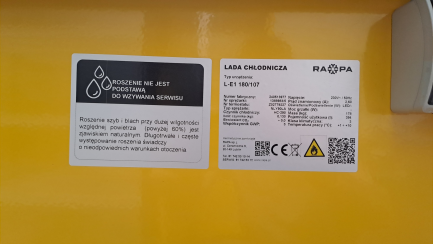 Zdjęcie przedmiotu: Lada chłodnicza RAPA, L-E1180/107 | RAPA L-E1 180/107