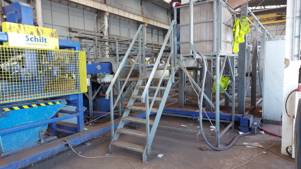 Zdjęcie przedmiotu: Rebar cutting line Shilt Engineering BV (Netherlands) Multibar 300