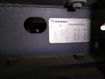 Zdjęcie przedmiotu: Krone SDR 27 refrigerator semi-trailer