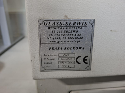 Zdjęcie przedmiotu: GLASS-SERWIS insulating glass production line