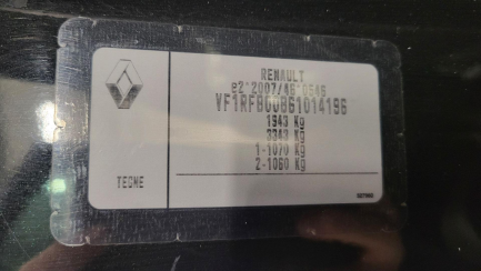 Zdjęcie przedmiotu: Renault Clio IV Grandtour dCi E6 Limited Oświadczenie o utracie DR