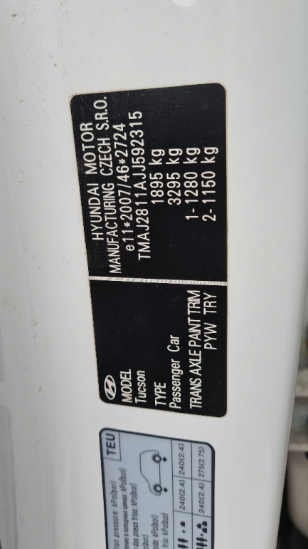 Zdjęcie przedmiotu: Hyundai Tucson 1.6 GDI BlueDrive Classic 2WD