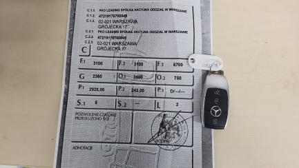 Zdjęcie przedmiotu: Mercedes-benz GLE 400 d 4-Matic Oświadczenie o utracie DR