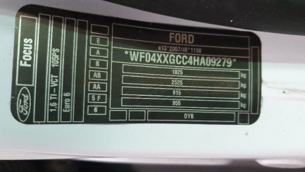 Zdjęcie przedmiotu: Ford Focus sedan 1.6 Trend