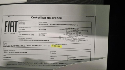Zdjęcie przedmiotu: Fiat Doblo Cargo 1.6 M-jet E6d-F 2.5t SX