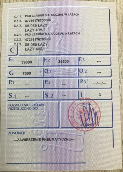 Zdjęcie przedmiotu: KASSBOHRER XS Mega 39.0t