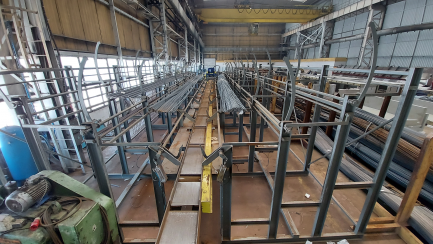 Zdjęcie przedmiotu: Rebar cutting line Shilt Engineering BV (Netherlands) Multibar 300