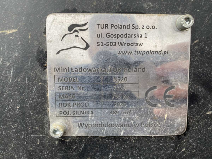 Zdjęcie przedmiotu: Tur Poland N520 wheel skid steer