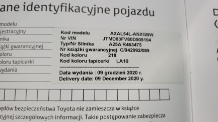 Zdjęcie przedmiotu: Toyota RAV4 2.5 Hybrid Executive 4x4