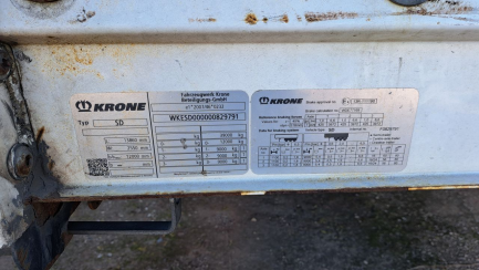 Zdjęcie przedmiotu: KRONE SDP 27 43.0t Skrzyniowa