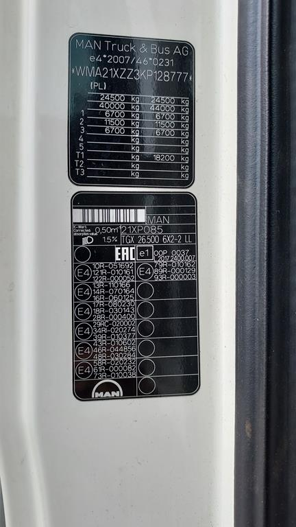 Zdjęcie przedmiotu: MAN TGX + WECON PC 18.0t