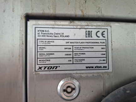 Zdjęcie przedmiotu: Пристрій для регенерації DPF-фільтра Master Flash Professional Plus XTON DPF300