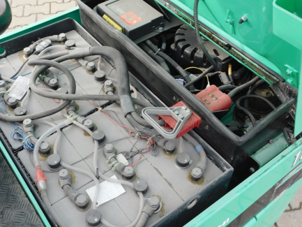 Zdjęcie przedmiotu: W&oacute;zek widłowy elektryczny Mitsubishi FB 15KRT PAC