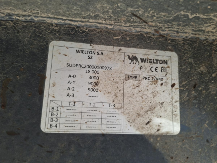 Zdjęcie przedmiotu: Przyczepa rolnicza objętościowa WIELTON PRC-2/V40