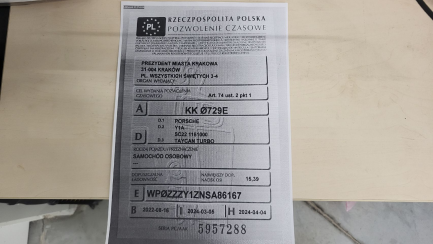 Zdjęcie przedmiotu: Porsche Taycan Turbo Sport Turismo