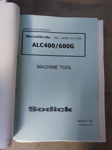 Zdjęcie przedmiotu: 5-axis electroerosion wire cutter SODICK ALC600G