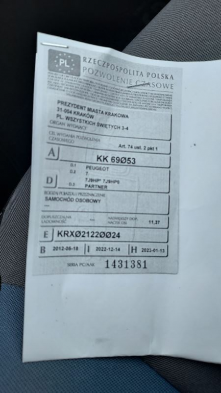 Zdjęcie przedmiotu: Peugeot Partner II Tepee Active 1.6 HDI MR`11