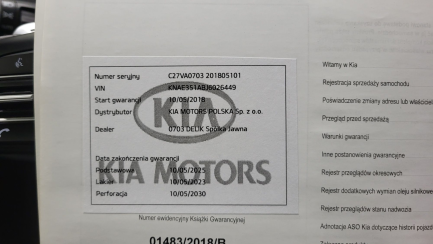 Zdjęcie przedmiotu: Kia Stinger 2.0 T-GDI GT Line Dowód zatrzymany elektronicznie brak pokwitowania