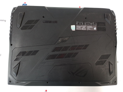 Zdjęcie przedmiotu: Asus Rog G703 Griffin i9 Notebook (Intel Core i9-9980HK, NVIDIA GeForce RTX 2080)